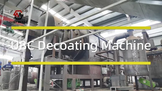 After-Sales Installation Ubc Continuous Decoating Machine Used Aluminum Can Paint Removal Machine Delacquering Furnace
